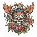 risk taker tattoo design idea