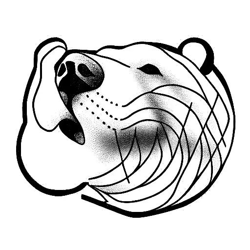 Bear tattoo design idea