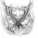 Phoenix tattoo design idea