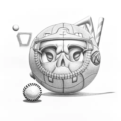 A nostalgic tribute to The Sandlot baseball team playing in their favorite field tattoo design idea