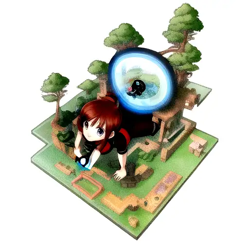 game portal tattoo design idea
