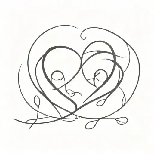 a symbol of unforgettable love tattoo design idea