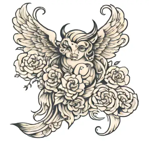 a symbol of unforgettable love tattoo design idea