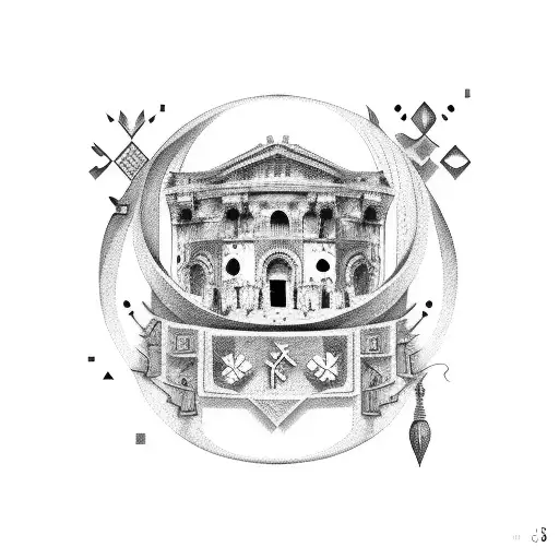 Croatia and Italy  tattoo design idea