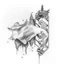 Italy and Croatia  tattoo design idea