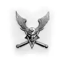 Valkyrie Bicep tattoo design idea