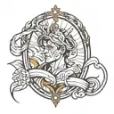 hermes tattoo design idea