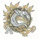 hermes tattoo design idea