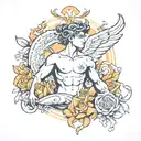hermes tattoo design idea