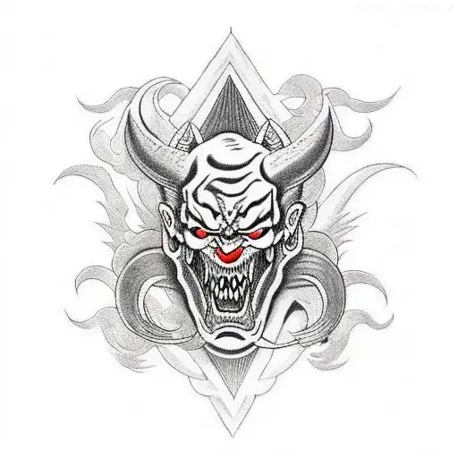 lucifer tattoo design idea