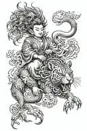 guanyu tattoo design idea