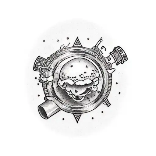 beer, trivia, ice cream, adventure tattoo design idea