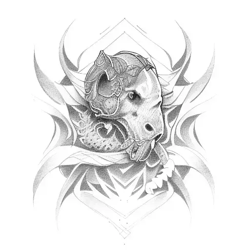 powerlifter tattoo design idea