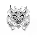 woman powerlifter tattoo design idea