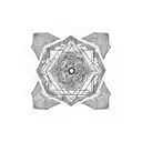 QR CODE tattoo design idea