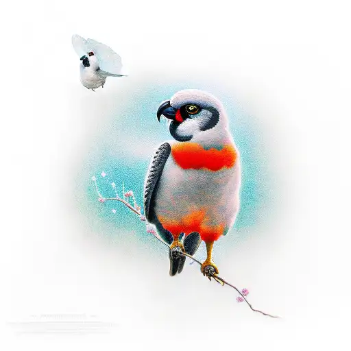 palomas enamorada  tattoo design idea