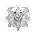 greed tattoo design idea