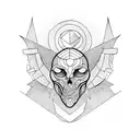 greed tattoo design idea