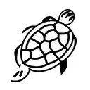 Turtle tattoo design idea