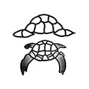Turtle tattoo design idea