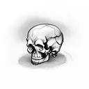 skull bracelet  tattoo design idea