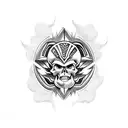 Summoned Skull YU-GI-OH tattoo design idea