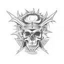 Summoned Skull YU-GI-OH tattoo design idea