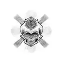 Summoned Skull YU-GI-OH tattoo design idea
