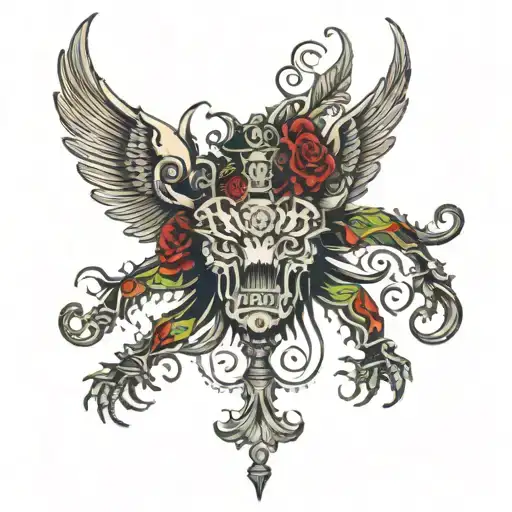 audi a4 B7 berline tattoo design idea