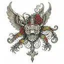 audi a4 B7 berline tattoo design idea