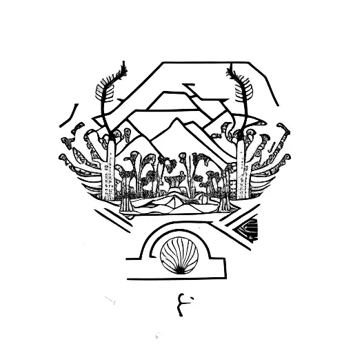Buffalo, Joshua tree, Kansas City  tattoo design idea