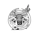Buffalo, Joshua tree, Kansas City  tattoo design idea
