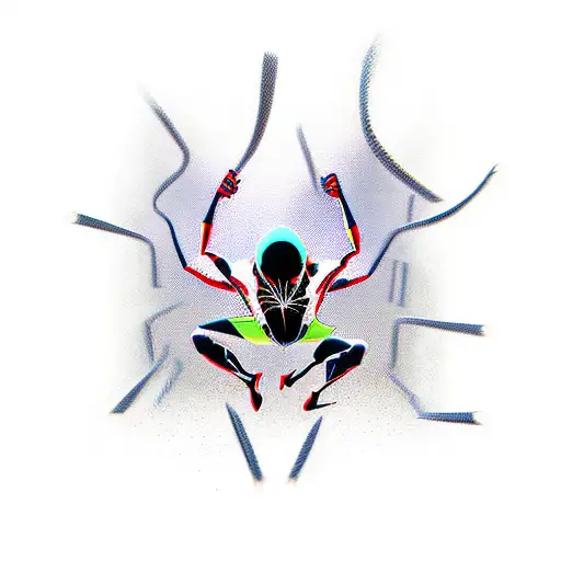 into the spider-verse tattoo design idea