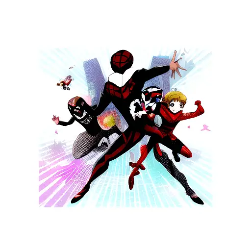 into the spider-verse tattoo design idea