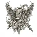 elder scrolls entire game series inspired tattoo tattoo design idea