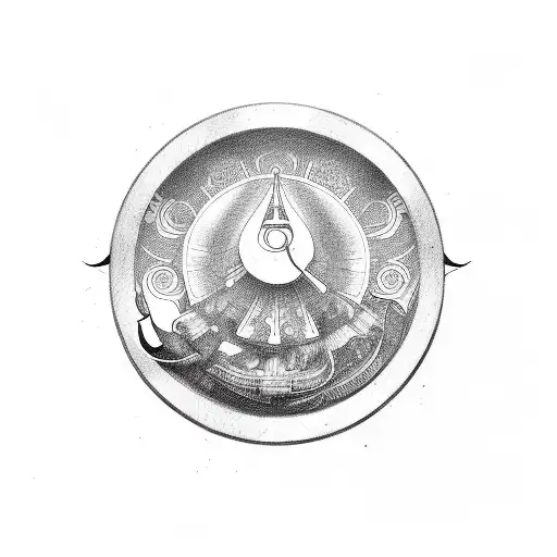 opium record label tattoo design idea
