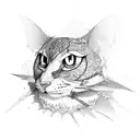 ma with gothic font tattoo design idea