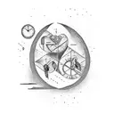 Love + Time - Distance = Hate tattoo design idea