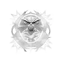 the symbol of chaos, intelligence, wisdom, the will to learn, manipulation, sociopathism, the symbol of the sith  tattoo design idea