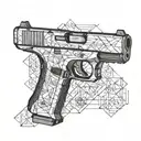 Glock tattoo design idea