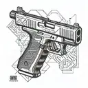 Glock tattoo design idea