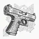 Glock tattoo design idea