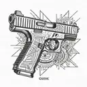 Glock tattoo design idea