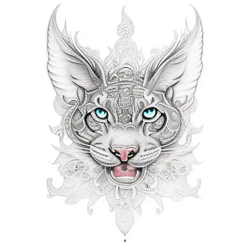  psychedelic music style tattoo design idea