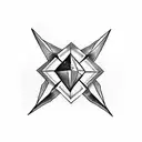 3 triangles from left to right with history of city born and death tattoo design idea