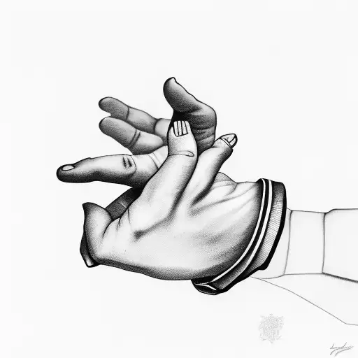 praying hands tattoo design idea