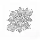  yarrow flower tattoo design idea