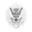 A family crest that symbolizes power and respect tattoo design idea