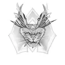 A family crest that symbolizes power and respect tattoo design idea