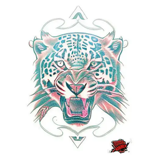 Traditional Tattoo Jaguar Art Print, Old School Tattoo Flash Design,  Alebrije Cat and Girl Tattoo Art 5 X 7, 8 X 10, or 11 X 14 - Etsy